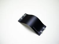 Виниловая плёнка IRISTEK Matte Metallic Black With Blue (черный с синим бриллиантом), MEK6