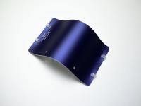 Виниловая плёнка IRISTEK Super Satin Chrome Midnight Blue (полуночный синий), матовый сатин, SKG9P